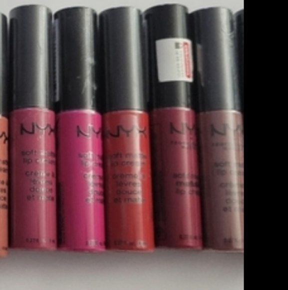 New 5x NYX soft Matte lip creme pinks red burgundy purple brown - Picture 2 of 2